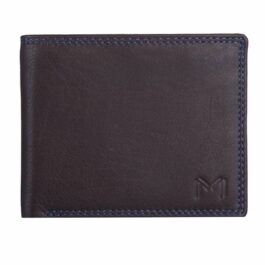 RFID Protected Men’s Slim Wallet – Fabriano – Brown