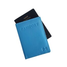 Slim Passport Holder – Brilliant Blue