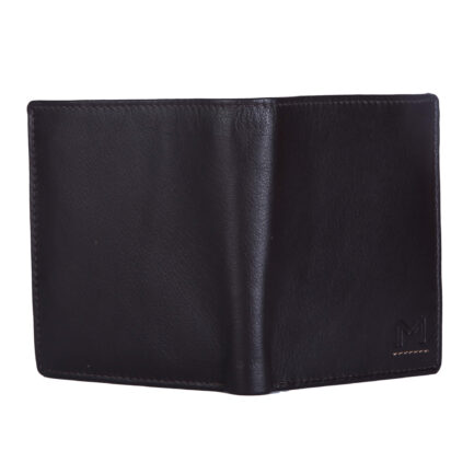 Vertical Leather Wallet back