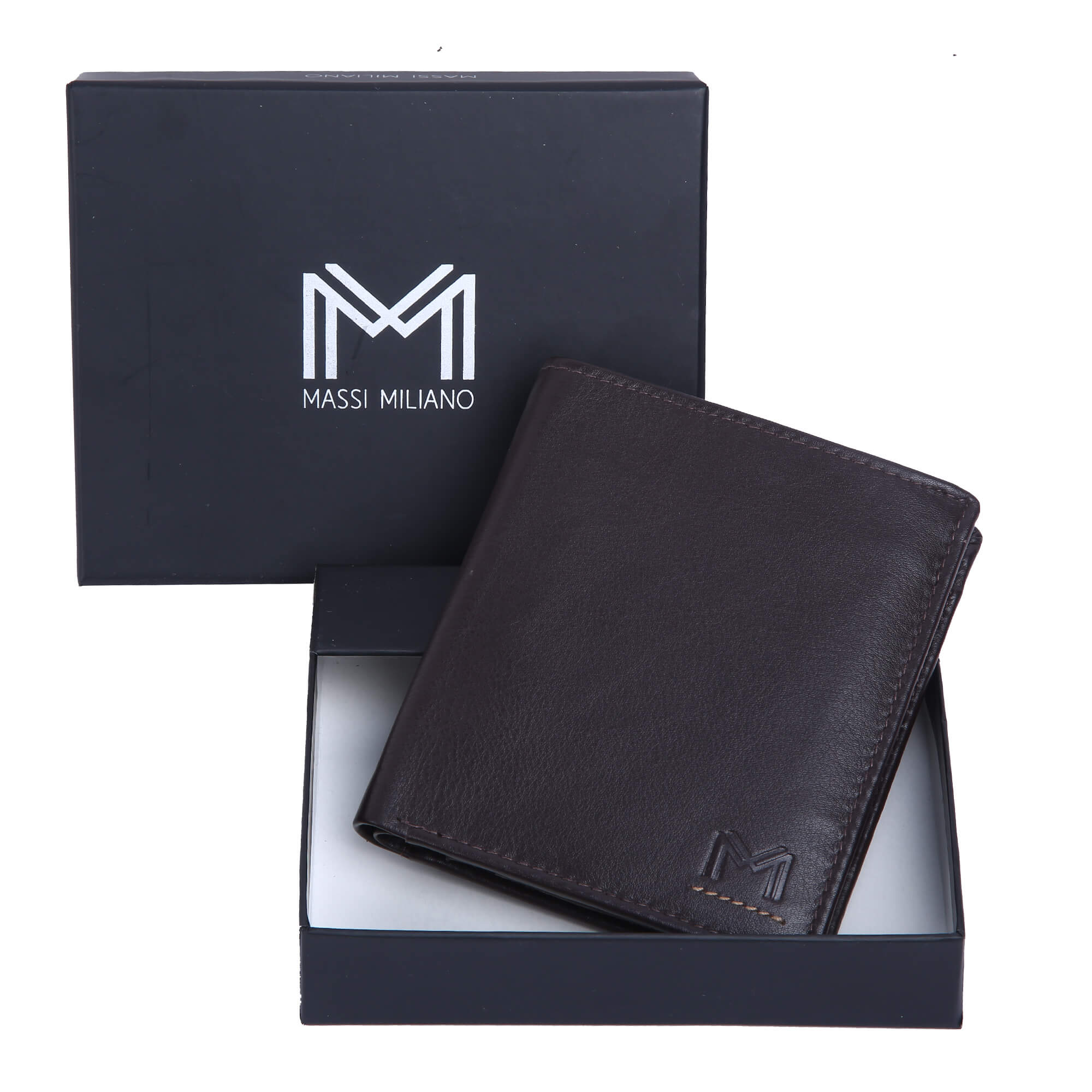 Vertical Leather Wallet | Buy Wallets for Men Online at Massi Miliano