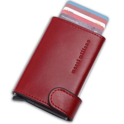 Slim Leather Card Holder Wallet
