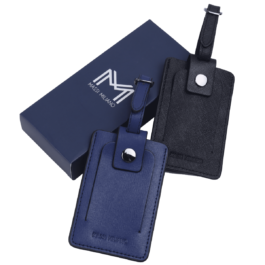 Luggage Tag Combo (Pack of 2) – Black & Navy Blue
