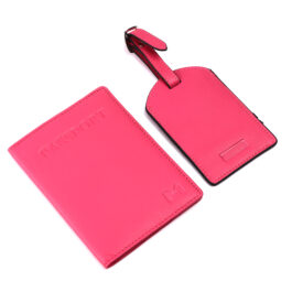 Gift Set (Passport Cover & Luggage Tag) – The Travel Box – Pretty Pink