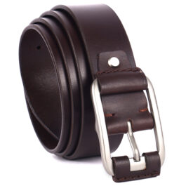 Casual Leather Belt for Men – Brown