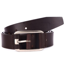 Casual Leather Belt for Men – Brown