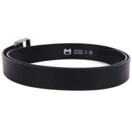 Casual Leather Belt for Men – Black